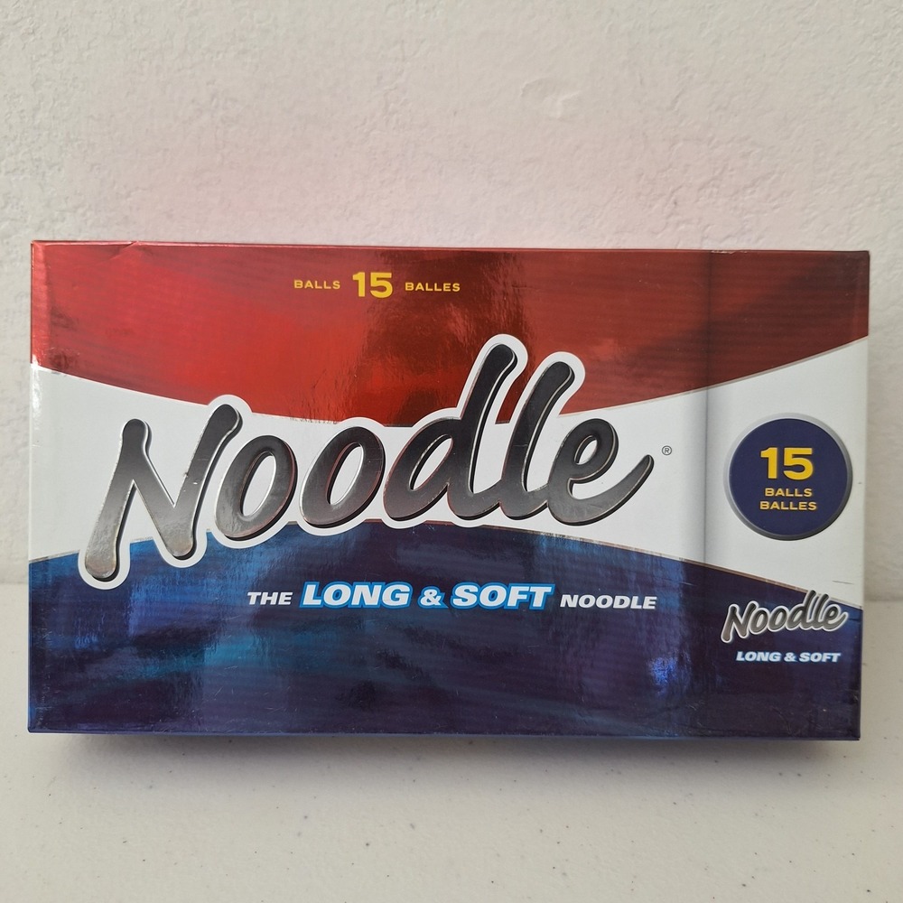GOLF BALLS DOZEN Noodle Long and Soft 9 PACKS NEW IN BOX